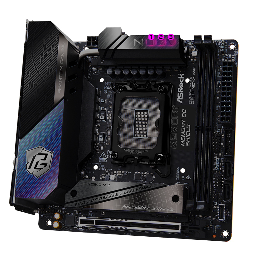ASRock Z890I Nova WiFi LGA 1851 Mini ITX Motherboard - Newegg.com